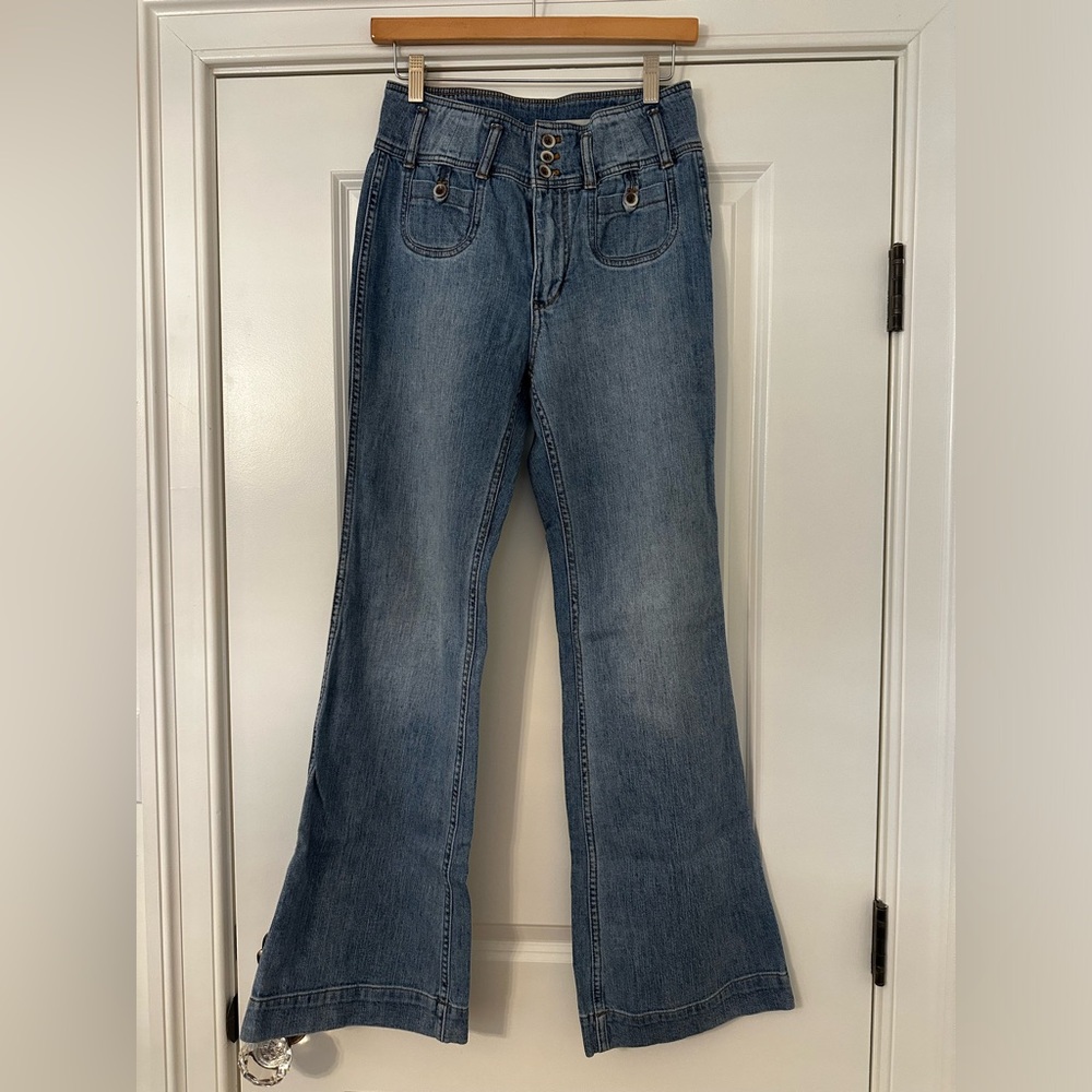 Pilcro high waist trouser. Size 28.